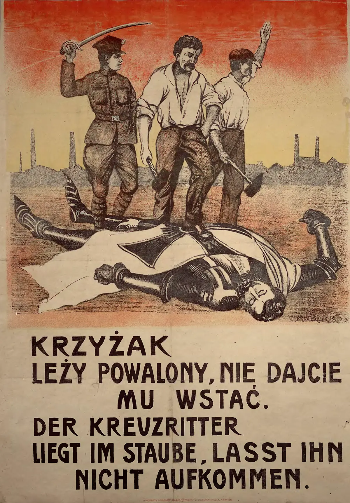 Polski plakat propagandowy z 1920 r.